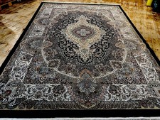 Esclusivo Nain 9 LA m, Seta Extra Fine Blu 350x250 m, Certificato