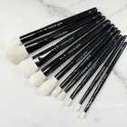 Wayne Goss Brush Set - 10pcs Natural Goat Hair Brush - Powder Blush Eyeshadow