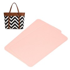 2pcs Felt Bag Base Shaper Handbag 11.42x7.09'' 3mm Thick, Pink