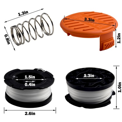 Spool & Spool Cap For BLACK+ DECKER GH400 GH500 GH600 GH900 String Trimmer Parts - Picture 8 of 24