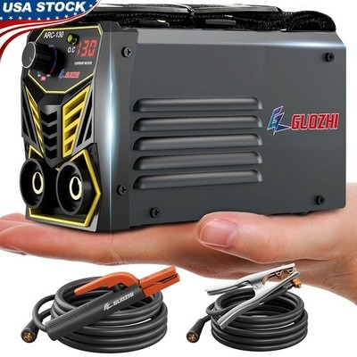 Mini Welding Machine 110V 130A IGBT Stick Welder Lightweight Portable Hot Start