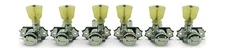Kluson 3 Per Side Locking Revolution Series G-Mount Non-Collared Tuning Machi...