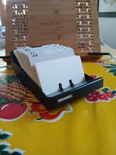 Vintage Rolodex Card File Model NVIP-24 Rolodex Index Cards A-Z Organizer