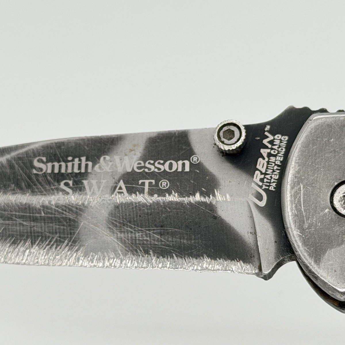 Smith & Wesson SWAT Urban Titanium Camo 440 Steel First Production 