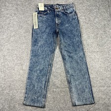 VTG 80s Levi's Jeans Mens 29x30 Blue Whitewashed Orange Tab 705 Student USA NEW