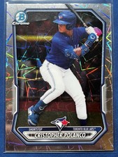 2026 Bowman Mega Cristopher Polanco🔥LAZER REFRACTOR🔥#BCP-162 Jays