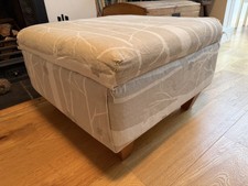 Large Pouffe Footstool - With Storage