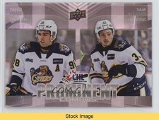2024-25 Upper Deck CHL Prominent Combos Pano Fimis Sam Alfano #PC-5 READ t4m