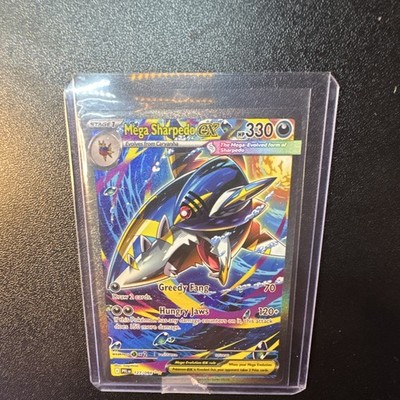 Pokemon TCG Mega Sharpedo EX 119/119 Phantom Forces Secret Rare Full Art Holo