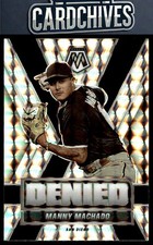 Manny Machado 2022 Panini Mosaic #D-6 Denied Mosaic