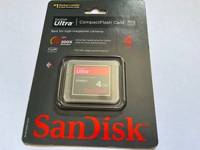1pcs 4gb Sandisk Ultra CF  compactflash memory card for CF NIKON CANON Cameraa