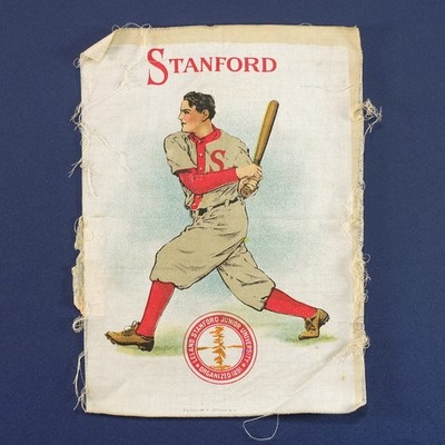 1910 Murad Cigarettes STANFORD Baseball Tobacco Silk   College Athlete Series