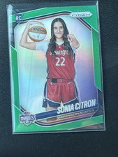 2025 Panini Prizm Sonia Citron (RC) Green #148 Mystics