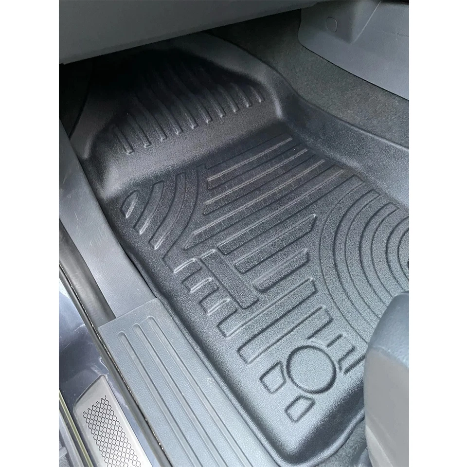 3PCS Rubber Floor Mats Accessories For Ford Ranger 2012-2021 Wildtrak T6 T7 T8 - Image 4 of 4
