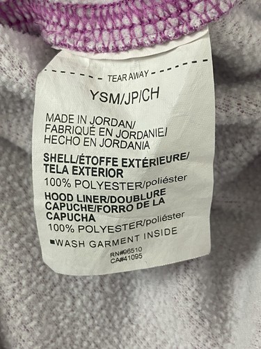 Chaqueta Under Armour Niños Jóvenes Talla YSM Púrpura Sudadera con Capucha Manga Larga - Imagen 5 de 7