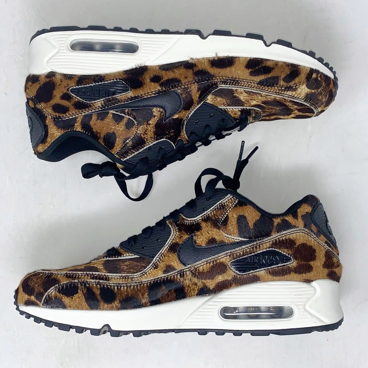 Nike Air Max 90 Cheetah Leopard Animal Fur Sneakers, Size Nike Air Max 90 Cheetah Leopard Animal Fur Sneakers, Size