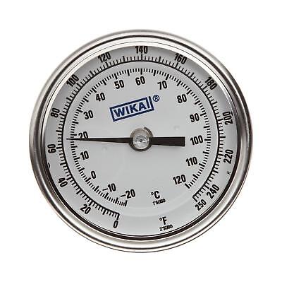 5 face Trerice B8560427 Adjustable Angle Bimetal Thermometer 0-250˚F /& C 4 stem 1//2 NPT Connection
