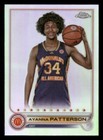 2022 Topps Chrome McDonald's All American Basketball Refractor Ayanna Patterson #80