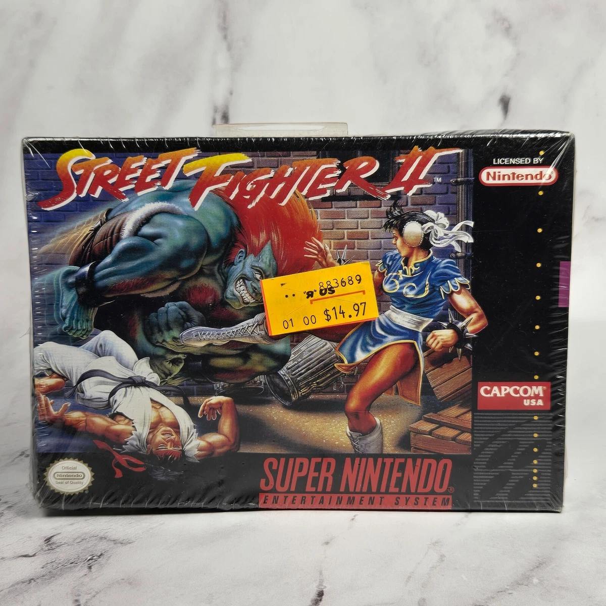 Street Fighter II Super Famicom Reg Card Boxed 1992 Capcom