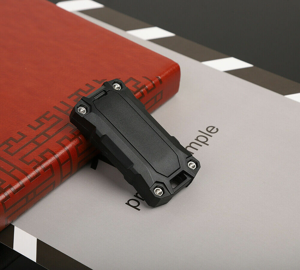 Black Key Fob Cover Case Skin trim For Jeep Wrangler JL Gladiator JT Accessories