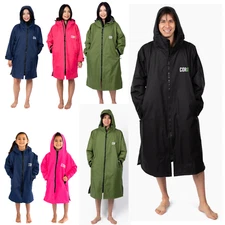 Premium Waterproof Swim Parka with Soft Towel Lining to Absorb Water