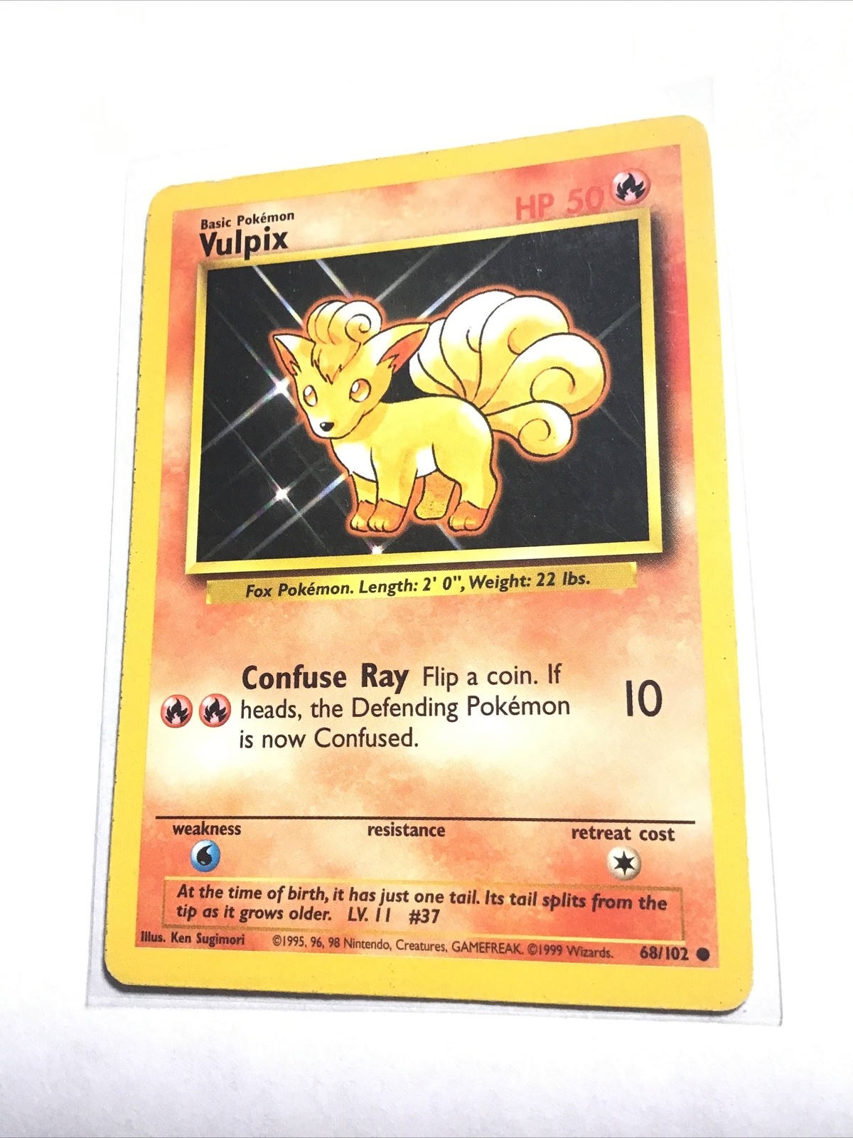 VULPIX - 68/102 - Base - Pokemon Card - HP