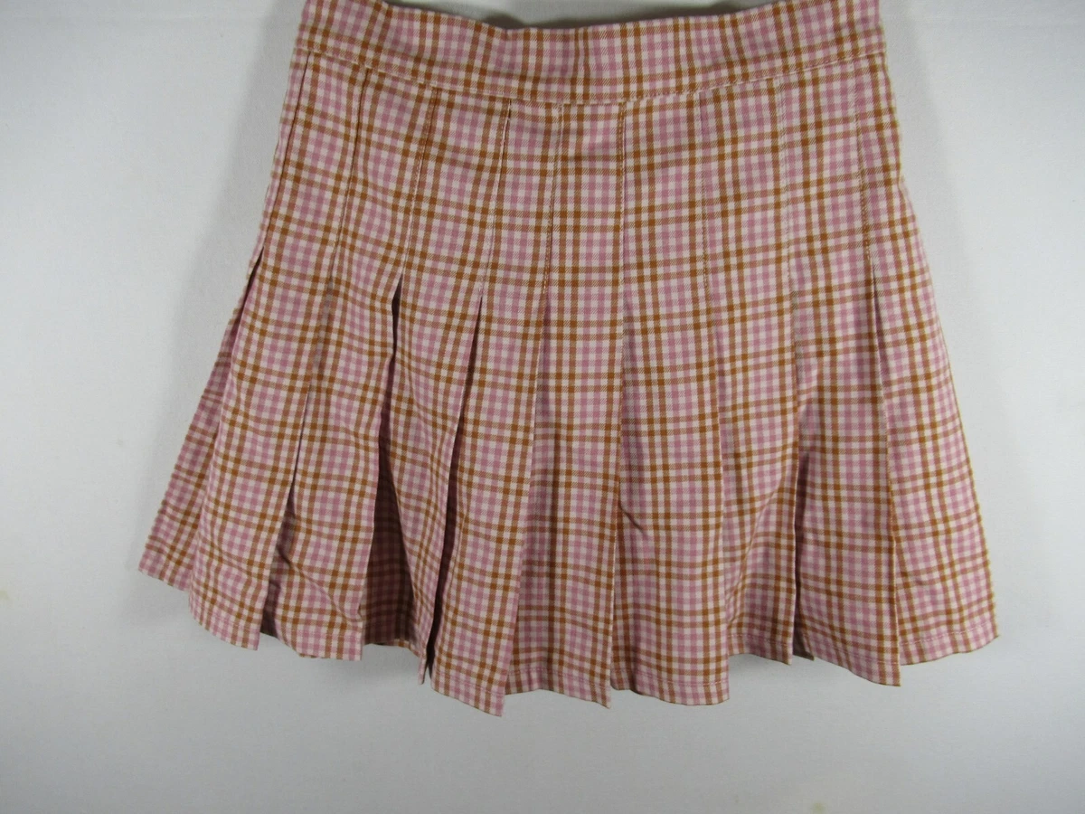 Brown plaid top skirt ebay