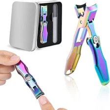 Ultra Sharp Stainless Steel Nail Clippers Toe Nail Clippers with Catcher 