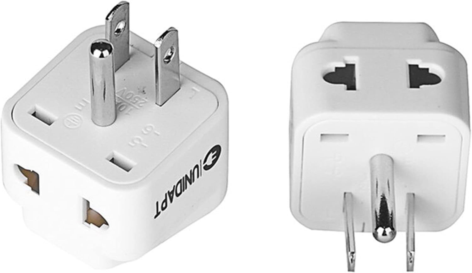 , India To Us Plug Adapter,  Adapters For Usa, 2-pack, Pl
