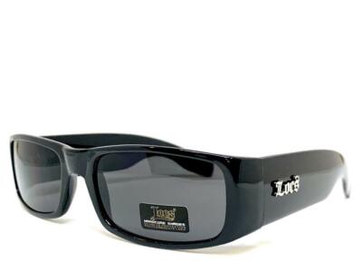 Occhiali Da Sole Locs 9052 Neri - Stile Biker Hardcore, Lenti Avvolgenti, Protezione UV100% Sunglasses Custom - Foto 9