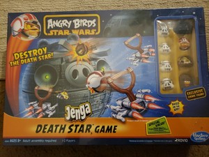 hasbro angry birds star wars jenga death star game