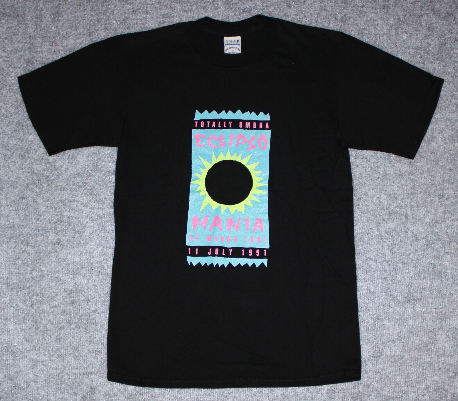 vintage TOTAL ECLIPSE 1991 HAWAII S/S TEE 90s Eclipso Mania Mauna Lani M t-shirt