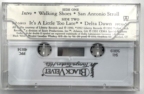 Black Velvet Tanya Tucker Hits by Various Artist - New Cassette Sealed - Picture 3 of 3