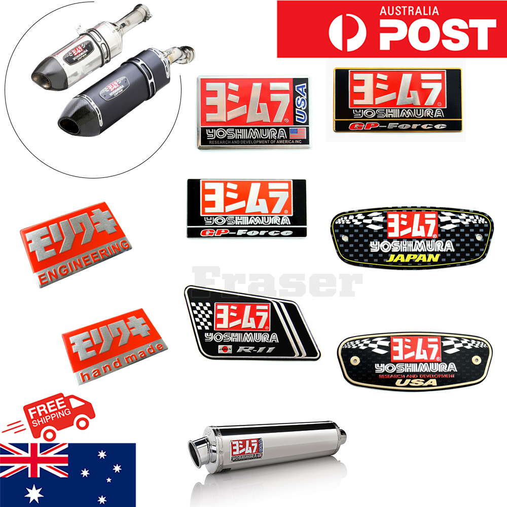 Motorcycle 3D Yoshimura Sticker Emblem Decal Heat-resistant - Foto 8
