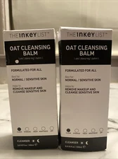2 The INKEY List Oat Cleansing Balm, 5 Oz, SEALED