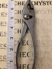 VINTAGE UTICA TOOLS 7-6 SPLIT JOINT PLIERS 6.5" MADE IN USA GOOD CONDITION
