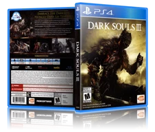 Dark Souls III - Replacement PS4 Cover and Case. NO GAME!!