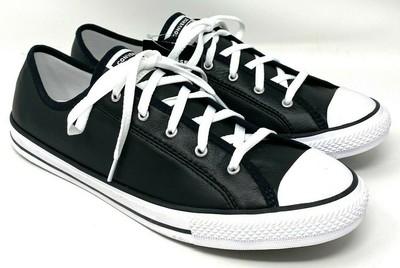 Jual SEPATU SNEAKERS Pria CONVERSE Chuck Taylor All Star Dainty Basic  Leather Black Original | Termurah di Indonesia | Ncrsport.com