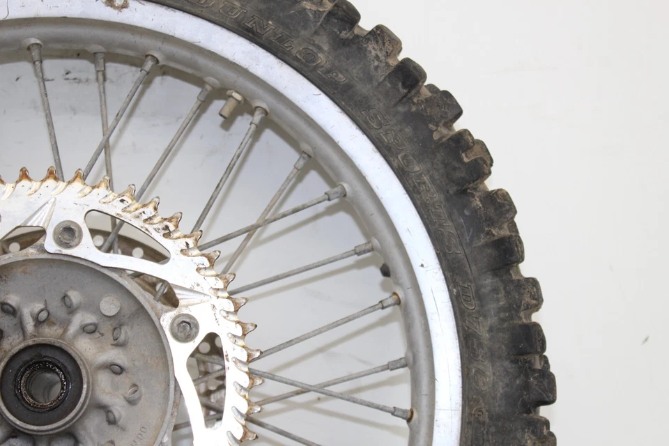 1998 98 YAMAHA YZ125 YZ 125 OEM REAR BACK WHEEL HUB SPROCKET SPOKES RIM TIRE - Image 4 of 4