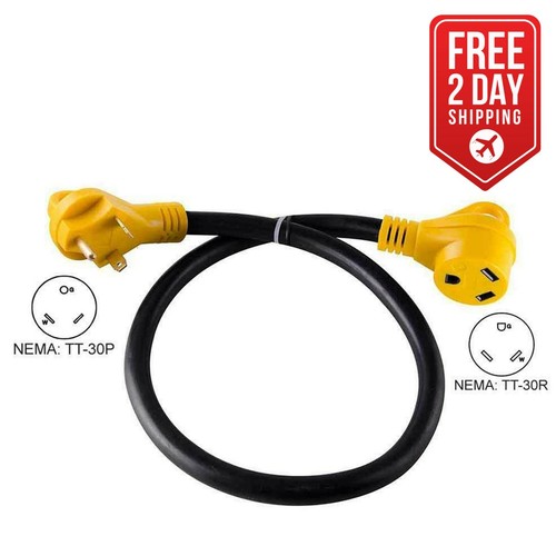 Superior Electric RVA1526 15 ft. 30 Amp RV 10AWG Extension Cord Plug W/Handle eBay