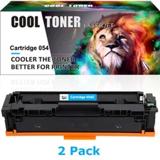 2PK CRG-054 Toner Cartridge for Canon 054 Cyan Imageclass LBP621cdw LBP623cdw