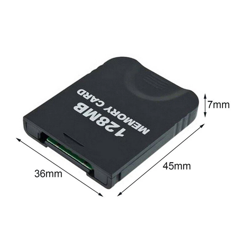 TESTED 16MB GameCube Wii Memory Card Video Game Nintendo 251 Blocks White Black - Image 3 of 3