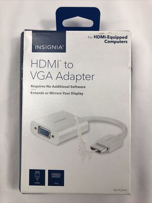 Insignia NS-PCAHV HDMI to VGA Adapter OPEN BOX