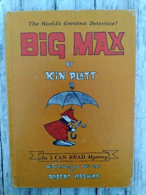 Big Max by Kin Platt Vintage Hardcover Children's Picture Book Harper & Row 1965