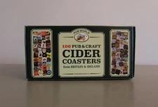 100 PUB & CRAFT CIDER COASTERS From BRITAIN & IRELAND Pub World Memorabilia NEW