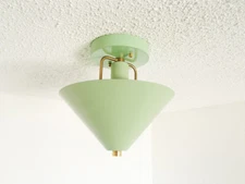 Contemporary Flush Mount - Atomic Ceiling Light - Rustic - Industrial - Modern