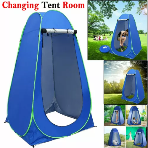 Pop-Up Privacy Tent Portable Outdoor Camping Shower Toilet Changing Room Hiking - Picture 3 of 12