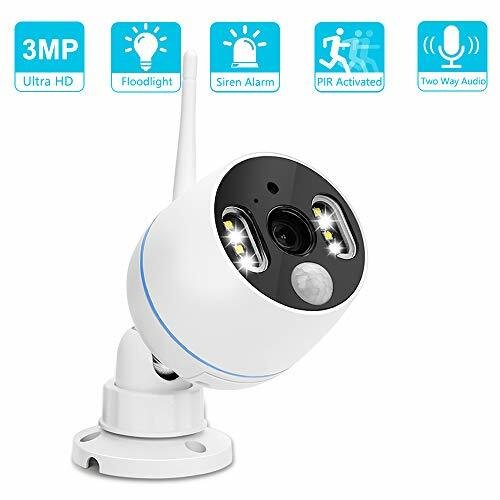 Yeskamo Wifi Cctv Camera With Floodlight 3mp Security Camera Outdoor With Two For Sale