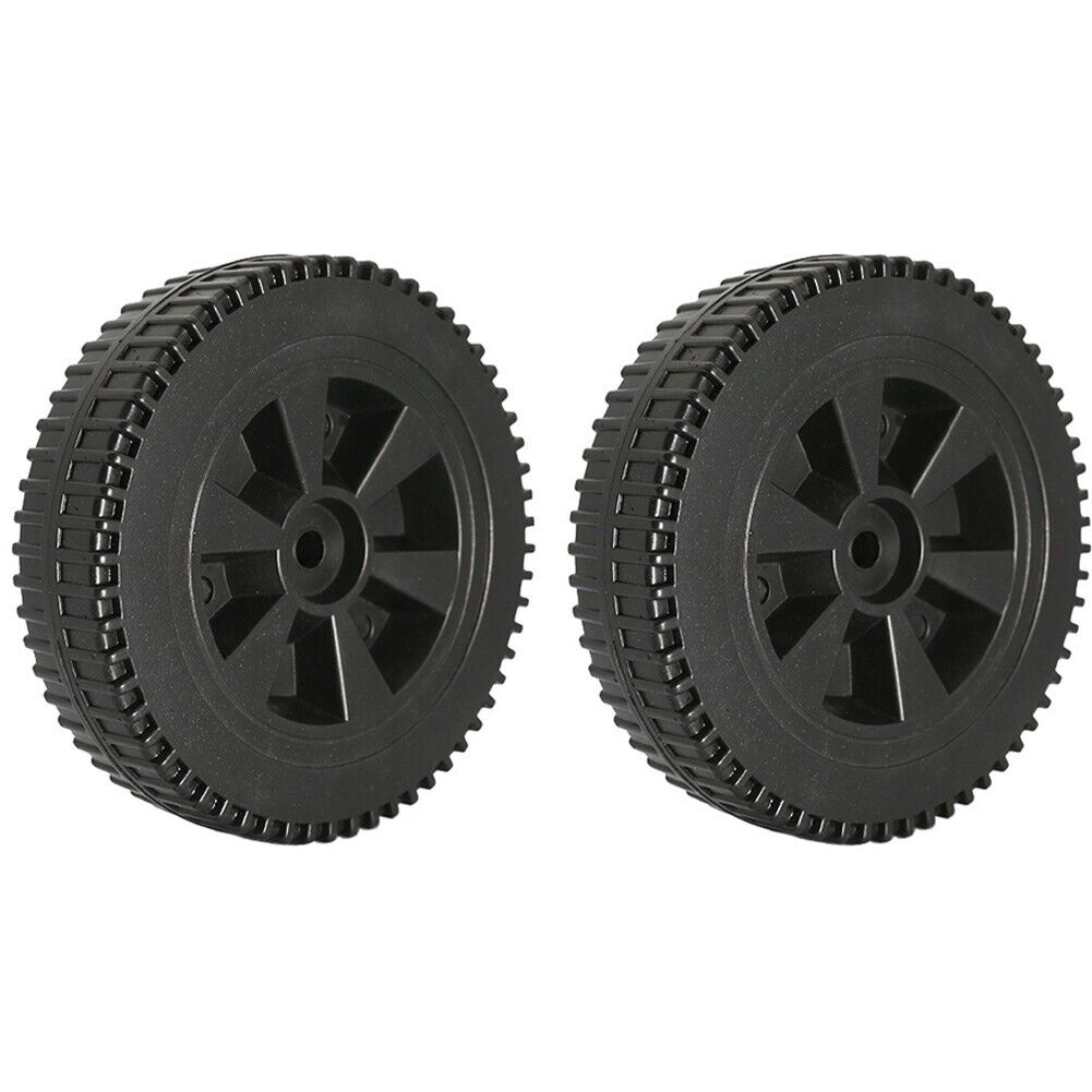 Durable Plastic Grill Wheel 6 Inch Replacement BBQ Grill Wheel  Wear-Resistant