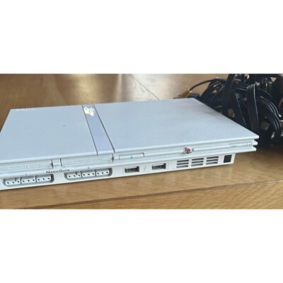 Playstation 2 Slim White Console Import System JP PS2 75000 Playstation 2 Slim White Console Import System JP PS2 75000